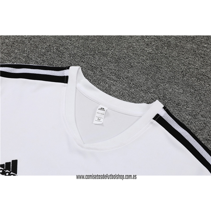 Chandal del Real Madrid 22-23 Manga Corta Blanco - Pantalon Corto